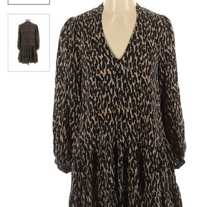 vestito leopardato zara